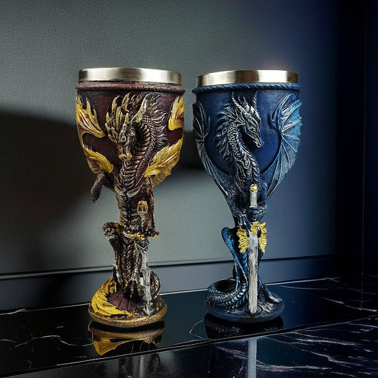 Dragon Sword Goblet Personality Dragon Shape Wine Glass