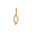 December Birthday Stone Drop-shaped Necklace