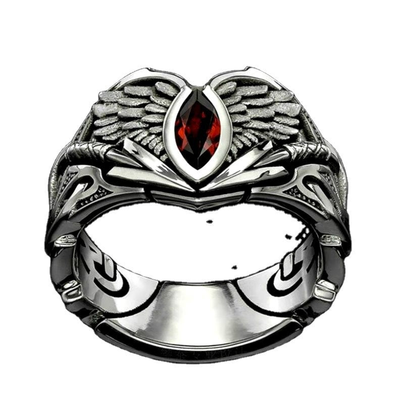 Fashion Retro Jacinth Horse Eye Ring