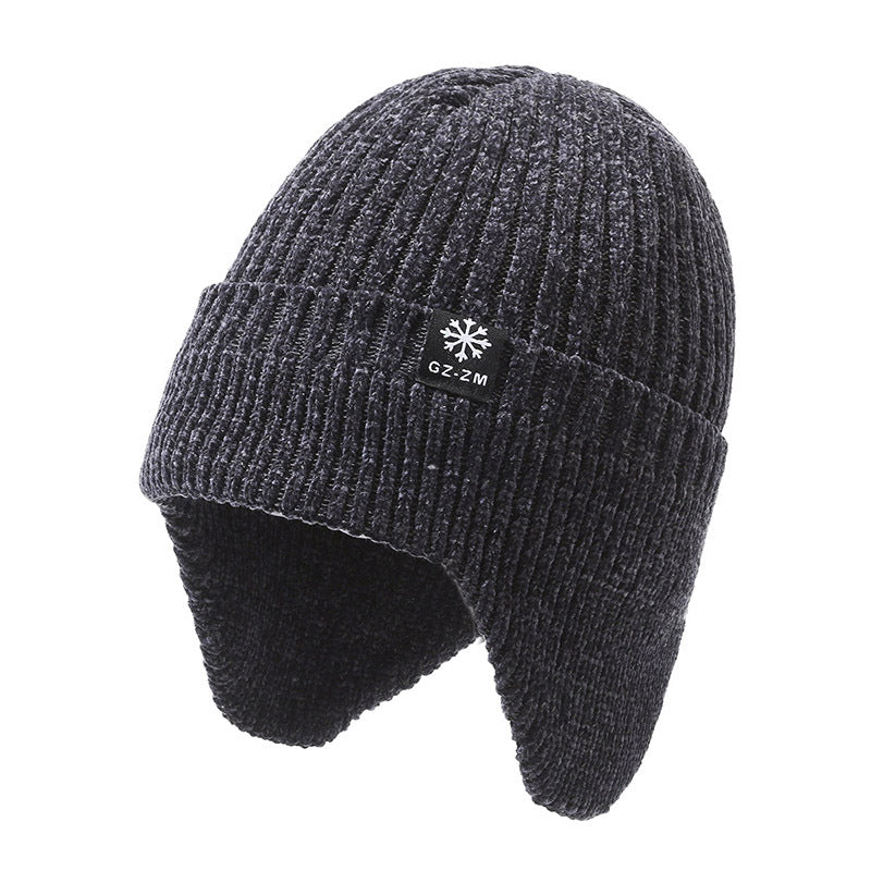 Fashion Men's Winter Fleece-lined Warm Wool Hat