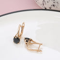 Fashionable Rose Gold Romantic Zircon Earrings