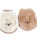 Autumn And Winter New Ear Hanging Puppy Embroidered Vest