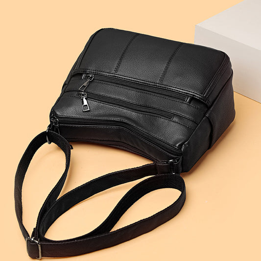 Multi-compartment Shoulder Commuter Crossbody Bag