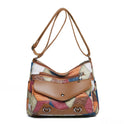 Women's Shoulder Bag All-match Retro Patchwork Contrast Color