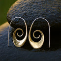 Women's Geometric Spiral Earrings Retro Simple