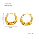 High-grade INS Style Special-interest Design 18K Stainless Steel Studs Female