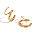 Women's Fashion Simple Double-layer Winding Earrings