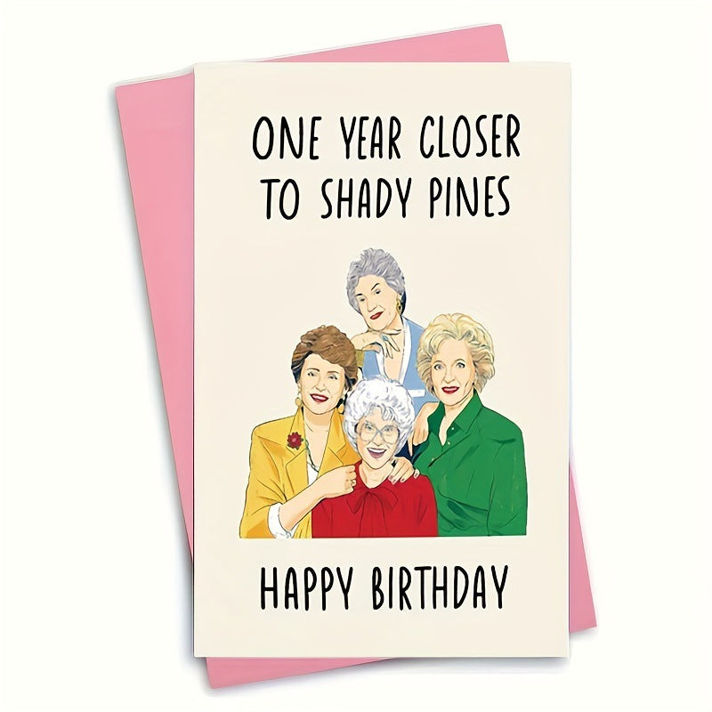 Creative Home Simple Printed Birthday Greeting Card