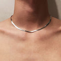 Hip Hop Necklace Snake Bones Chain Male Niche Titanium Steel No Fading