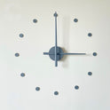 Extra Large Size Wall Clock Diy Creative Simple Clock Sticken On The Wall 12 Small Dots