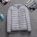 Men's Short Plus Size Lightweight Feather Jacket