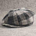 European And American Style Pattern Octagonal Cap