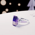 Fashion Popular Simplicity Inlaid Zirconium Ring Special-interest Design