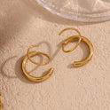 Women's Fashion Simple Double-layer Winding Earrings