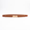 Square Buckle Belt Female Ornament Waist Seal With Skirt