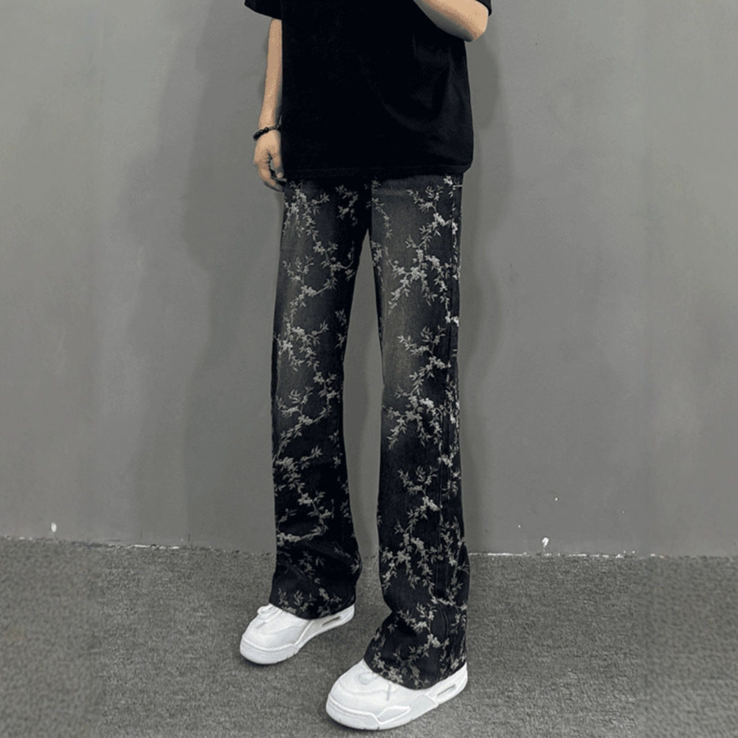 High Street Pu Shuai Hip Hop Weila High Quality Fried Street Trousers