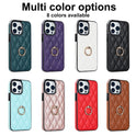 Ring Phone Case Diamond Bracket Leather Phone Case Women's Drop-resistant