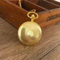 Vintage Engraving Flip Hollow Mechanical Pocket Watch