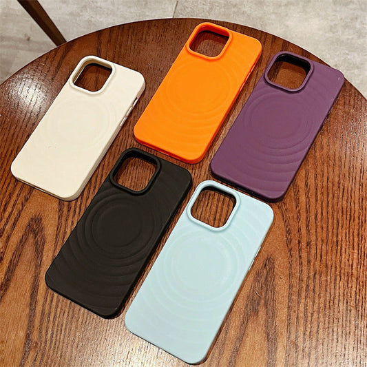 Magnetic Circle Pattern Phone Case Protective Sleeve