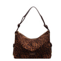 Autumn And Winter Niche Shoulder Underarm Pillow Leopard Print Women's Messenger Bag