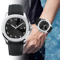 Classic Grenade Silicone Band Waterproof Quartz Watch