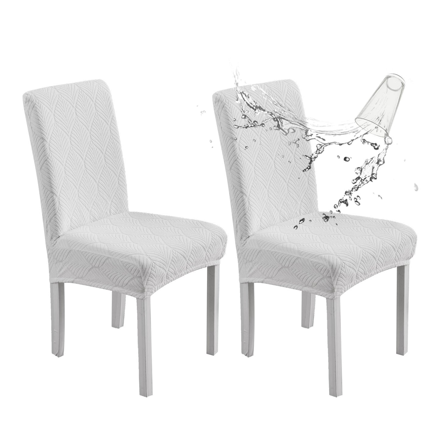 Small Leaves Chair Cover Waterproof Household