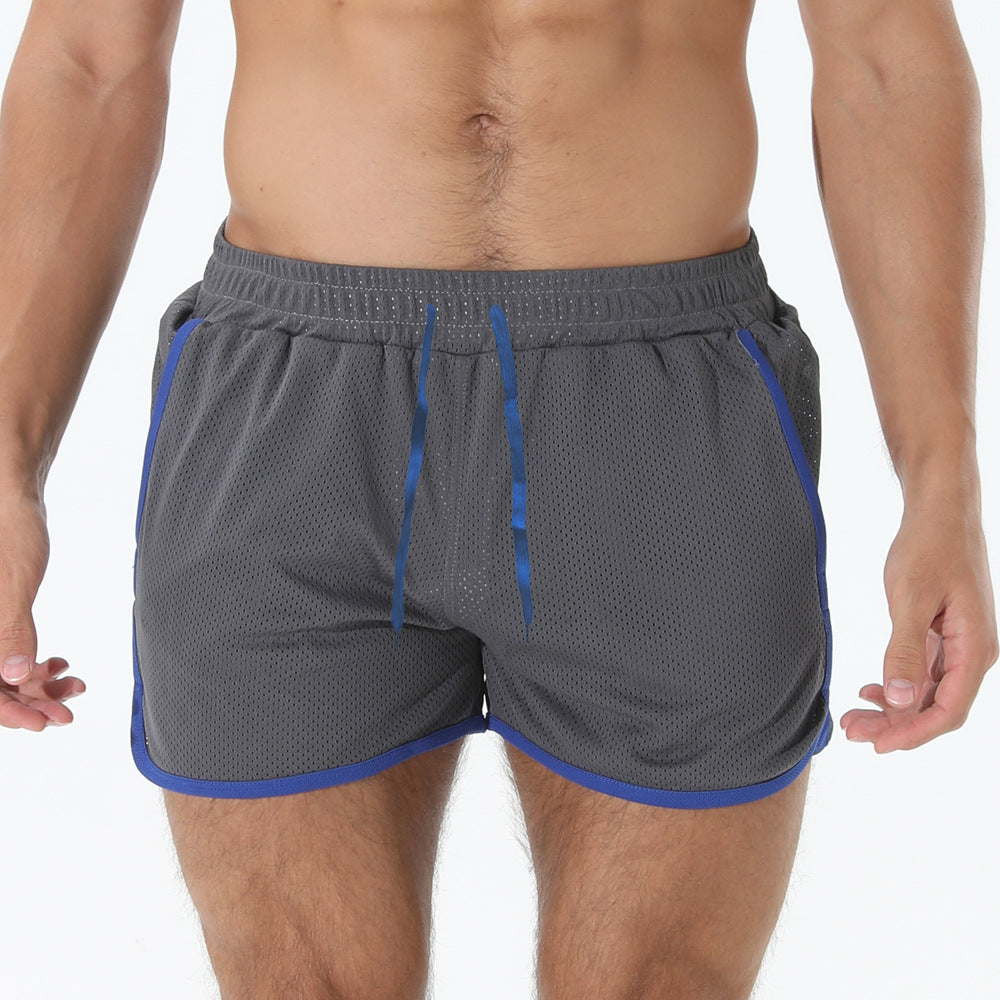 Men's Quick-drying Mesh Solid Color Shorts