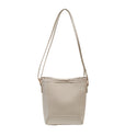 Simple One-shoulder Cross Body Bucket Bag