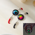 Sun Moon Stainless Steel Valentine's Day Couple Round Luminous Bracelet