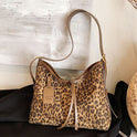 Women's Popular Leopard Print Large Capacity Shoulder Messenger Bag