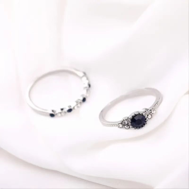 Fashion Double Circle Suit Female Ring