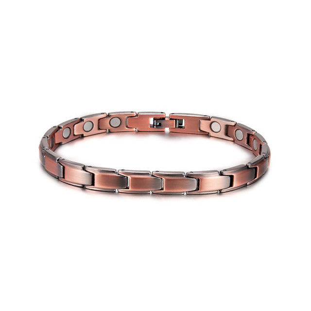 Pure Copper Bracelet Retro Bottom Full Magnetic