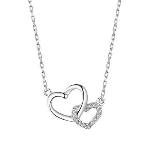 Ins Style Ring Buckle Size Love Necklace Female Sweet And Diamond Mounted