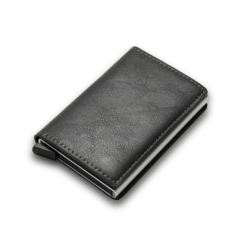 Credit Card Holder Smart Minimalist Wallet Pocket Men Women Slim Cardholder Bank Secure Creditcard Case