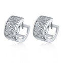 Simple Fashion Personality Round Diamond Geometric Ear Clip