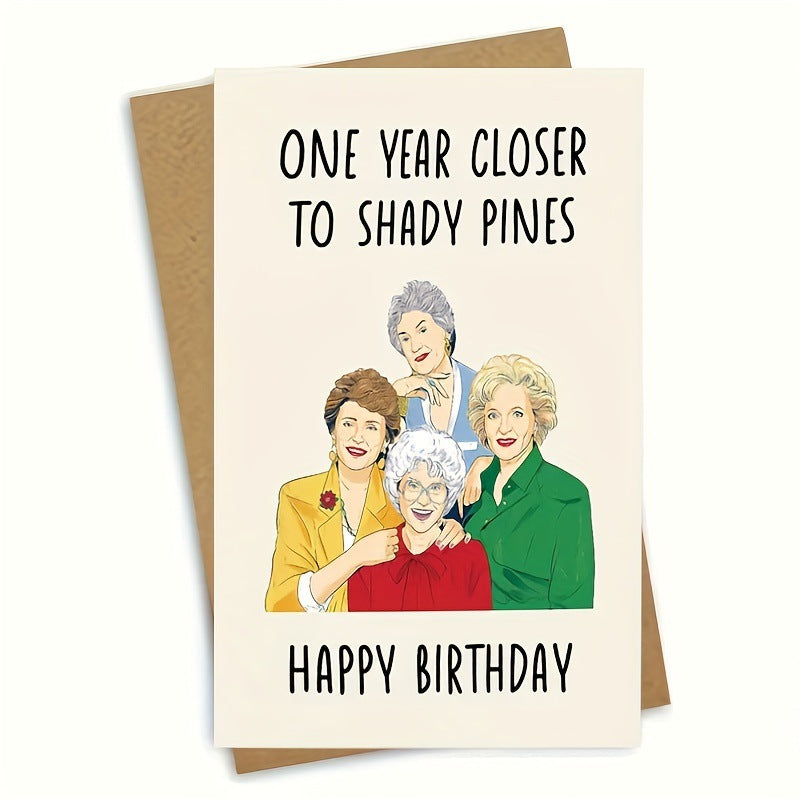 Creative Home Simple Printed Birthday Greeting Card