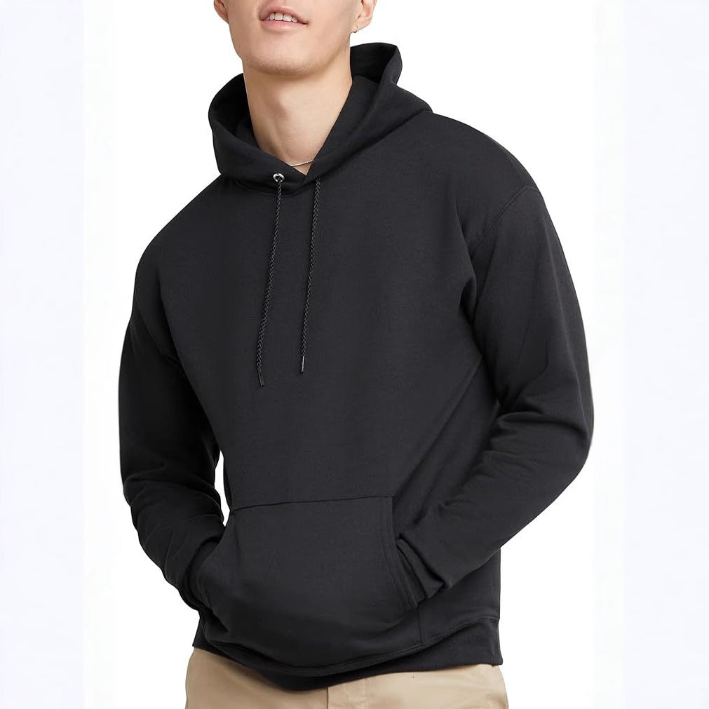 Long Sleeve Men's Hooded Sweater Coat