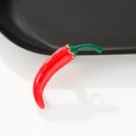 Creative Dripping Oil Alloy Vegetable Brooch Pepper Pin