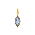 December Birthday Stone Drop-shaped Necklace