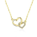 Ins Style Ring Buckle Size Love Necklace Female Sweet And Diamond Mounted