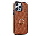 Ring Phone Case Diamond Bracket Leather Phone Case Women's Drop-resistant