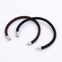 Casual Simple PU Woven Leather Bracelet