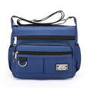 Men's Large-capacity Multi-layer Zipper Crossbody Bag