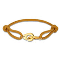 Popular Golden Handcuffs Carrying Strap Milan Rope Adjustable Bracelet