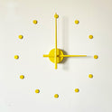 Extra Large Size Wall Clock Diy Creative Simple Clock Sticken On The Wall 12 Small Dots