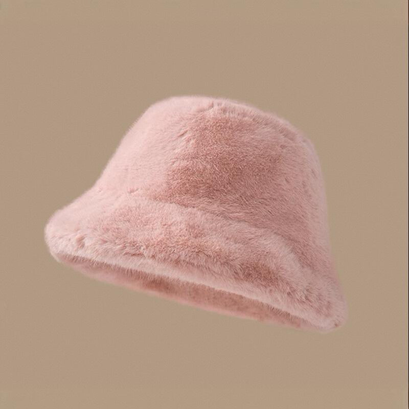 Cold Protection In Winter Women's Fashion Plush Warm Hat