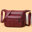 New High-grade Embossed Casual Fashion All-matching Shoulder Messenger Bag