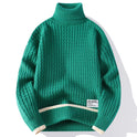 Fashion Personality New Mock Neck Sweater Men