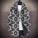 Fashion Digital Printing Fleece Padded Coat Jacket