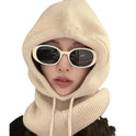 Winter Windproof Scarf Balaclava Wool Cap